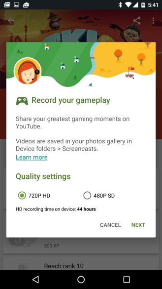 Fotografía - [Actualización: APK Descargar Permite grabación] Google Adds Gameplay Grabación Para Jugar Juegos App